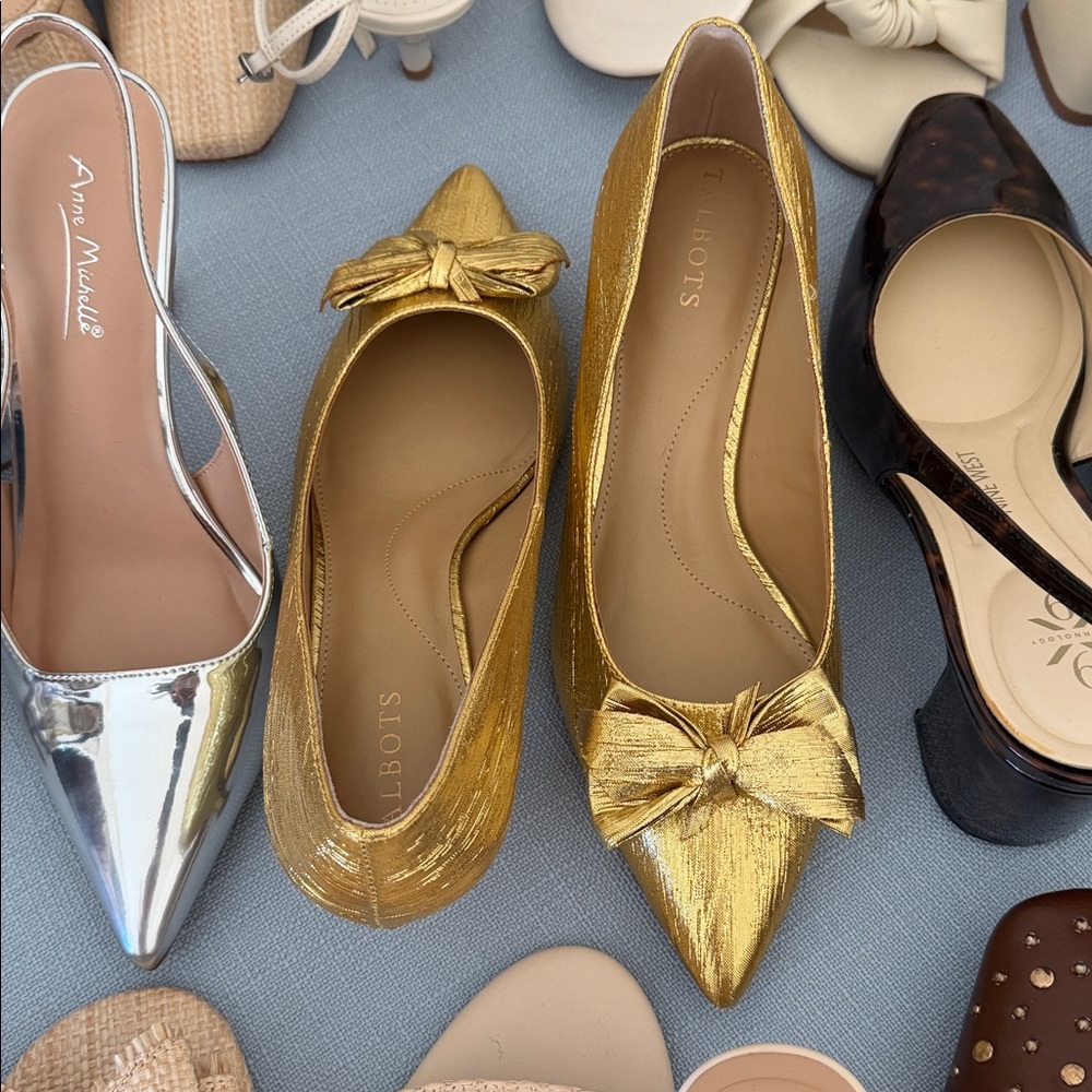 Talbots Gold Bow